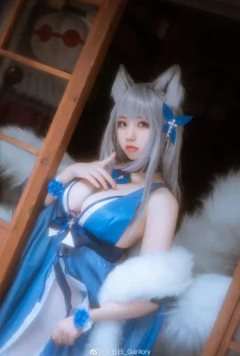 Azur Lane Shinano@Ahriri_Ganlory (2020 เทศกาลแอนิเมชั่นฤดูหนาวและวัฒนธรรมเกมของจีน (จงซาน) ครั้งที่ 8) (10 ภาพ)