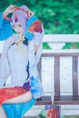 FGO Ba Yuqian Cheongsam COS【CN： Chinese cheongsam er 】 (13 ภาพ)