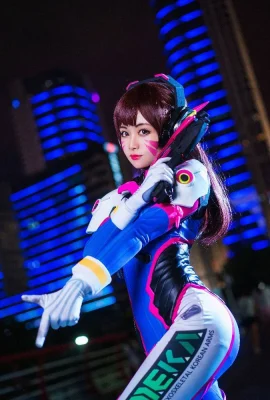 คอสเพลย์ D.VA “Overwatch”[CN: Maki Xiaoji](10 ภาพ)