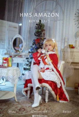 Azur Lane Amazon Girl @罗城雪Yuki (9 ภาพ)