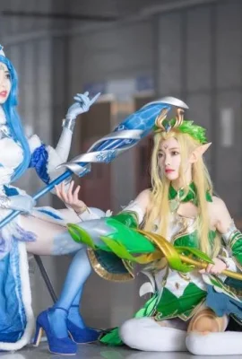 ภาพถ่ายนิทรรศการการ์ตูน “Glory of the King” Wang Zhaojun และ Elf Princess Cosplay[CN: Si Yuetao & Qianxiu](14 ภาพ)