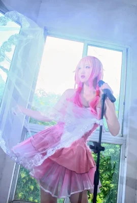 เซี่ยหนิงหนิง-EGOIST COS ขนหางม้าคู่สีชมพู