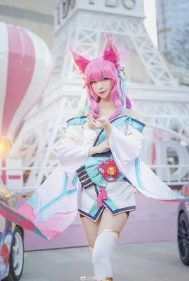 League of Legends Ahri Soul Lotus@Pinyinyin_ (9 ภาพ)