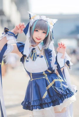 Azur Lane Cheshire @神楽坂马 Winter (ถ่ายภาพ: @老师不不看的) (CP27) (9 ภาพ)