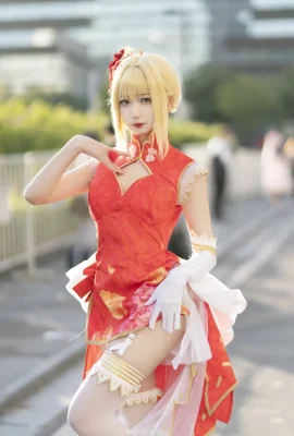 Fate/Grand Order Nero Claudius แฟน cheongsam@Fengjiangjiangv (9 ภาพ)