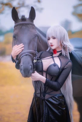FGO×JRA Jockey Club Black Joan @仙九Airi_ (10 ภาพ)