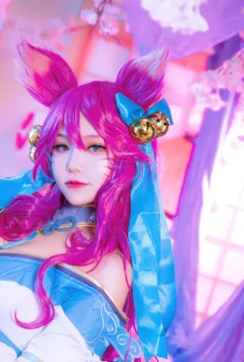 League of Legends Ahri Soul Lotus@Asakawa Pancake_ (9 ภาพ)