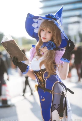 Genshin Impact Lisa@一RanNa (ถ่ายภาพ: @ST Team_Mr Director) (Firefly Animation Game Carnival) (9 ภาพ)