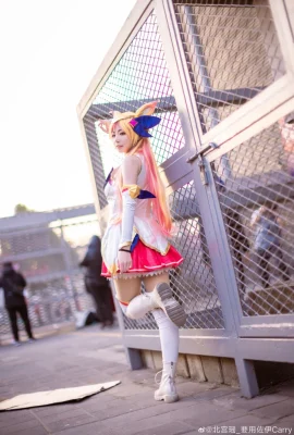 League of Legends Ahri Star Guardian@北宫瑶_จะใช้ Zoe Carry (CP27) (9 ภาพ)