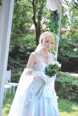 งานแต่งงานของ Xia Ningning-FATE GRAND ORDER COS Yujie SABER