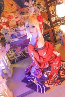 FGO Nero Claudius ชุดกิโมโน@Milk Tea Instant Noodles Group-Eclipse Garden (9 ภาพ)