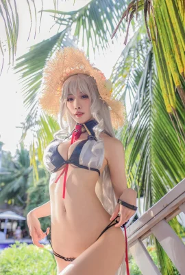 สไตล์ชุดว่ายน้ำซันนี่ของ Shui Miao Aqua ใน “Azur Lane-Algeria” มีเสน่ห์เกินไป (35 ภาพ)