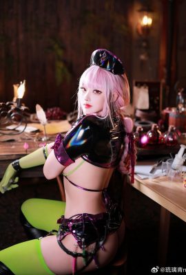(ซอสรูน่าเขียวเคลือบ) ชุดฮาโลวีน fgo Nightingale
