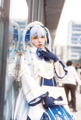 Hatsune Miku@Ahriri_Ganlory (ภาพถ่าย: @bin流泽-pupu) (Firefly Animation และ Game Carnival) (9 ภาพ)