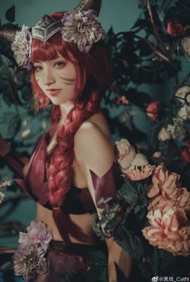 League of Legends Ahri Nine-Tailed Demon Fox Eternal Forest @ 明 play_CatN (9 ภาพ)