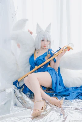 Azur Lane Kaga·ขนนกสีขาว Fenghua@tattooPoi (9 ภาพ)