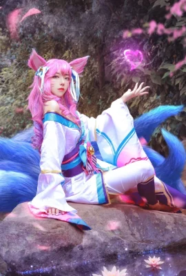 League of Legends Ahri Soul Lotus@Lazy Cancer Late Stage_Cat Mata-chan (9 ภาพ)