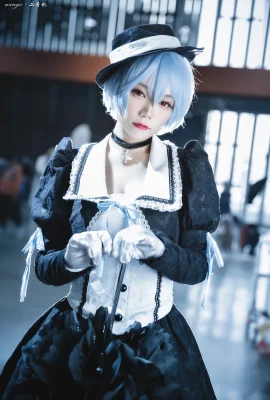 Neon Genesis Evangelion Rei Ayanami @Coser Sissi (ภาพถ่าย: @ZWEI-Unit 2) (9 ภาพ)