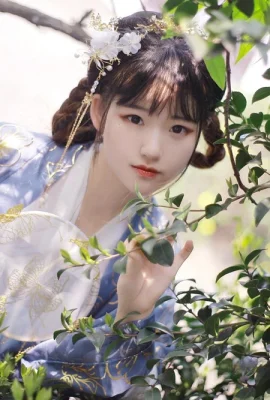 Xia Ningning-Hanfu ฉันอยากจะเป็นเพื่อนกับคุณเพื่อเป็นกระดูกคู่หนึ่งและกล่าวคำอำลากับเพลงนี้