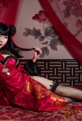 Date A Live Tokisaki Kurumi New Year Cheongsam @苏棠sutang (9 ภาพ)