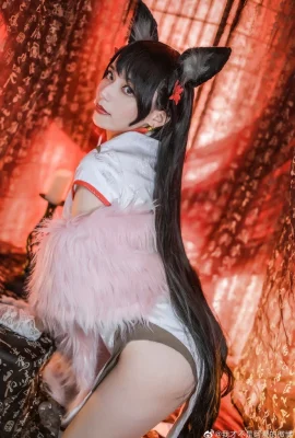 Azur Lane Atago Fan Cheongsam ปีใหม่ @ฉันไม่ใช่ Weibo ของ Cheng (9 ภาพ)