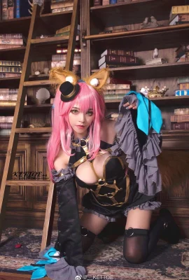 Fate/ExtraCCC Tamamo Mae Dark Magician.ver @__KETTOE (10 ภาพ)