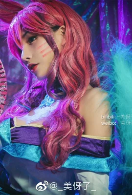 League of Legends Ahri Soul Lotus Skin @_美奼子_ (9 ภาพ)