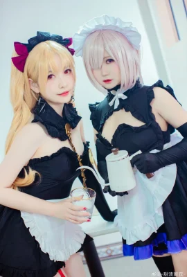 Fate/GrandOrder Doujin Maid ver. Ereshkigal: @-ควันดองหวาน-, Mash Kirilet: @เรดาร์แคระแช่แข็งอย่างรวดเร็ว (9 ภาพ)