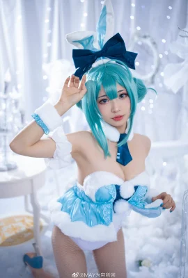 Hatsune Miku Bunny Girl.Ver White Rabbit MIKU @MAY ติดอยู่ในความยากจน (9 ภาพ)