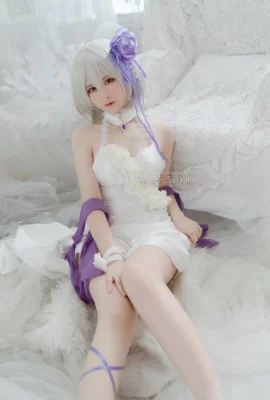 Azur Lane Sirius｜Pure White Rose@水瓜子_Suikako (9 ภาพ)
