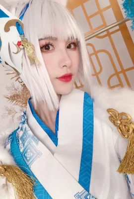 Azur Lane Kaga White Fox He Zheng @Hollyhock Meow Meow Meow (9 ภาพ)