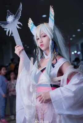 Onmyoji Kinnara CN: Qingzhu (ถ่ายภาพ: @流云天魔) (9 ภาพ)