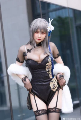Azur Lane Louis IX @RabbitPangpang_ (ภาพ: @ Spongebob เชียร์) (A3 International Comic and Game Show) (9 ภาพ)