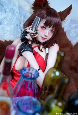 “Azur Lane” Akagi Zhu Juan Yu Hui COS[CN: Little Melon Eater_Yuan Yang](9 ภาพ)