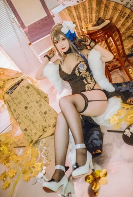 碧蓝航线 路易九世 新春旗袍 @机智璃 (9 photos)