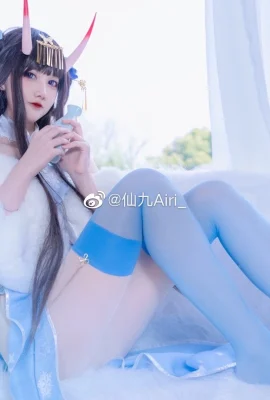 碧蓝航线 能代/貅 换装“冬雪沁香” @仙九Airi_ (9 photos)