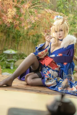 ชุดกิโมโนของ Akira และ Corgi ใน “FGO-Artoria” เน้นย้ำรูปร่างที่น่าประทับใจของพวกเขาและทำให้ผู้คนเต้นรัว (46 ภาพ)