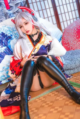 Momoko葵葵 欧根之和服