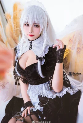 碧蓝航线赫敏cos 理想的完美女仆 Momoko葵葵 (9 photos)
