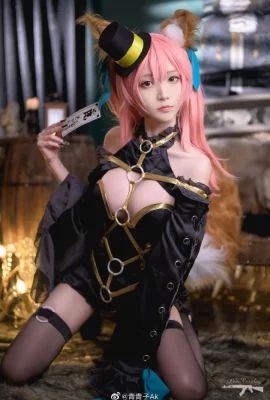 Fate/grandorder Dark Magician Tamamo Mae cos CN Ao Aoko Ak (9 ภาพ)