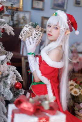 Re:Zero การเริ่มต้นชีวิตในอีกโลกหนึ่ง Emilia Christmas ver @Rabbit Burning (9 ภาพ)