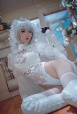 (Mizuin Aqua) 2B สีขาว เวอร์ชัน NieR_Automata NieR Automata
