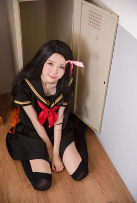 Demon Slayer: Kimetsu no Yaiba Kamado Nezuko ชุดนักเรียน Sally Dorasnow – โรงเรียน Nezuko (19 ภาพ)