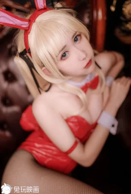 Rabbit Play Movie คอสเพลย์ บันนี่เกิร์ล แดงดำ