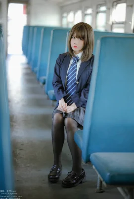 คอสเพลย์ Nyako รถไฟ สาวร้าย เครื่องแบบ