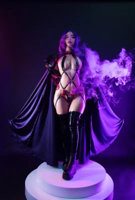 คอสเพลย์ Umeko.J Raven Latex ชุดชั้นใน Set.01