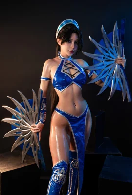 คอสเพลย์ Umeko.J Kitana Mortal Combat Set.02