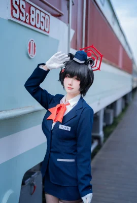 อินเทอร์เน็ตความงาม rioko Liangliangzi ไฟล์สีฟ้าสึบากิไกด์นำเที่ยวธีมชุดชั้นในสีขาวเซ็กซี่พร้อมถุงน่องสีดำบางเฉียบแสดงภาพถ่ายอวบอ้วนเย้ายวน 72P