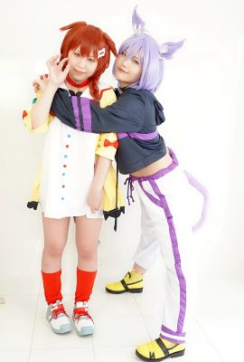 คู่เลสเบี้ยนที่มีหีโกนแล้วมีเขากับดิ๊กหนามากของพวกเขา Harem 3P (Holo Eve Okyu Tasumata และ Korone Inugami)