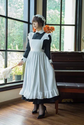 ความงามออนไลน์ Yuuhui Yuhui Maid เกมธีมเซ็กซี่เปิดชุดชั้นในลูกไม้ผ้าไหมสีดำเปิดด้วยถุงน่องผ้าไหมสีดำแสดงภาพการล่อลวงร่างกายที่สมบูรณ์แบบ 147p